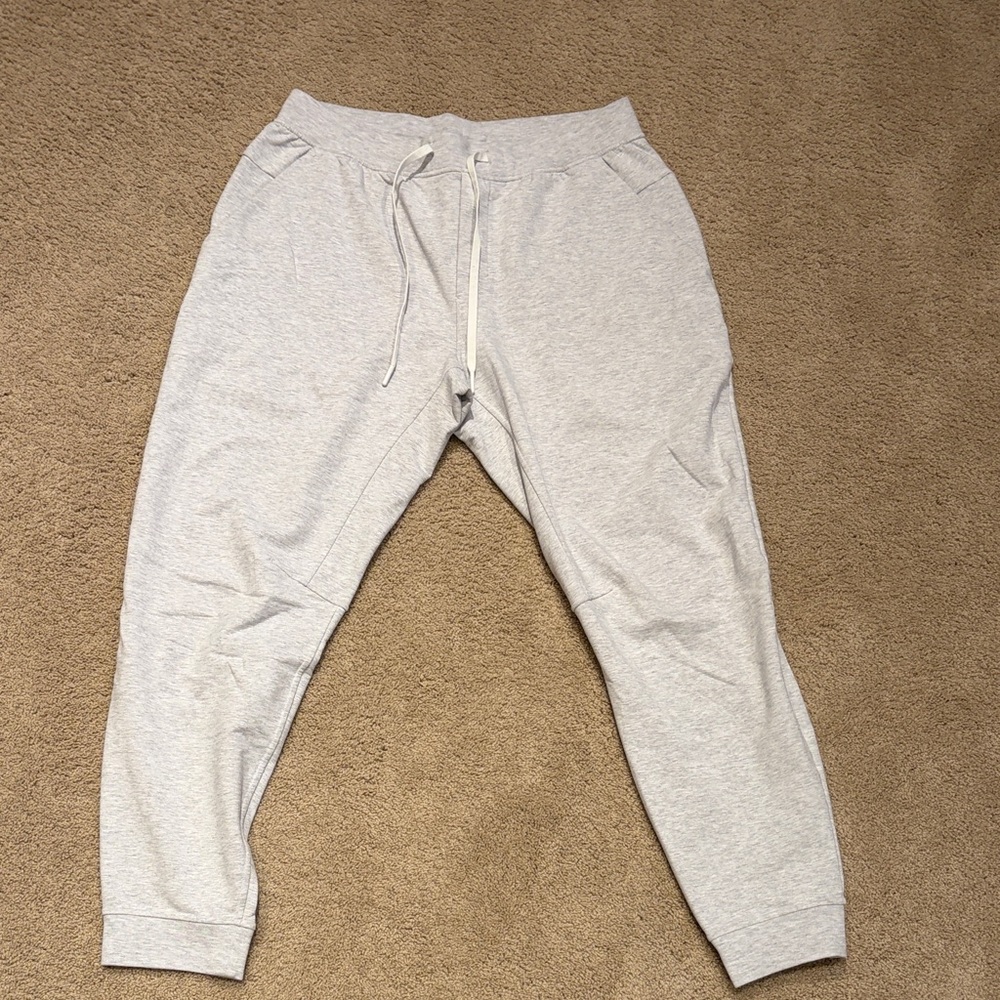 Lululemon City Sweat Gray Joggers Men's Size XL